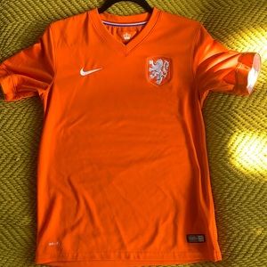 orange Nike Netherlands Youth XL dry fit jersey